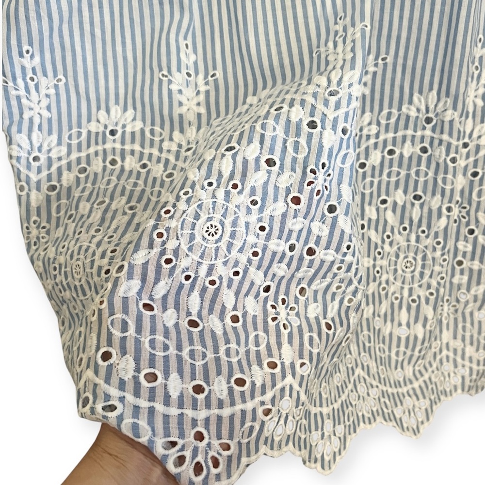 Philosophy Top | Blue & White Striped |  Women's  Large | Never Worn - Picture 3 of 7